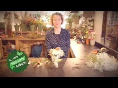 DIY zur Hochzeit: Ringkissen aus Blumen