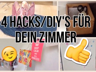 4 COOLE HACKS. DIY's FÜR DEIN ZIMMER