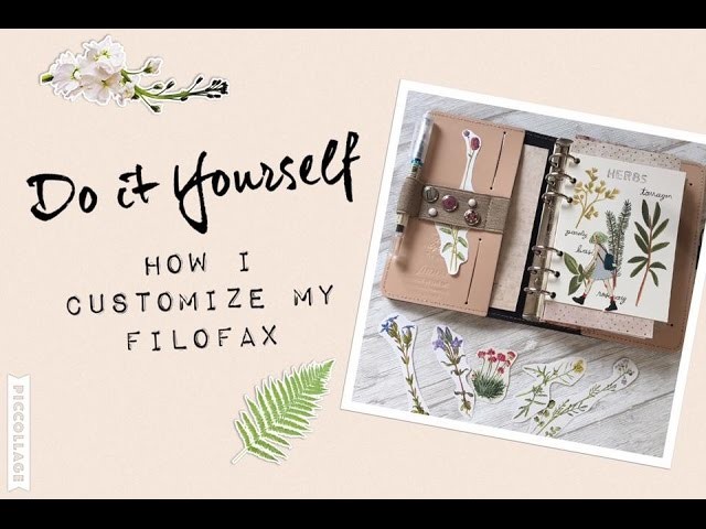 How I customize my Filofax | DIY Setup Filofax Original Nude | filolove_
