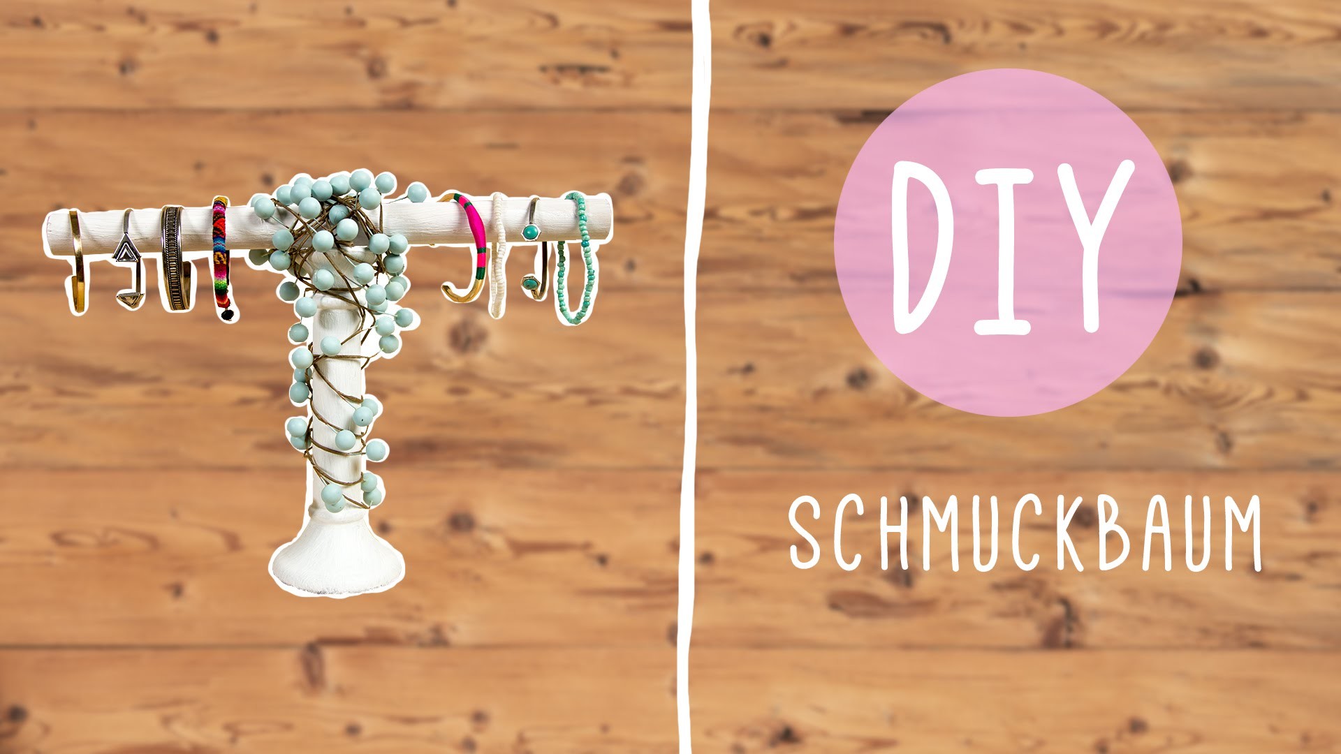 DIY Schmuckbaum - Schmuck Aufbewahrung selber machen