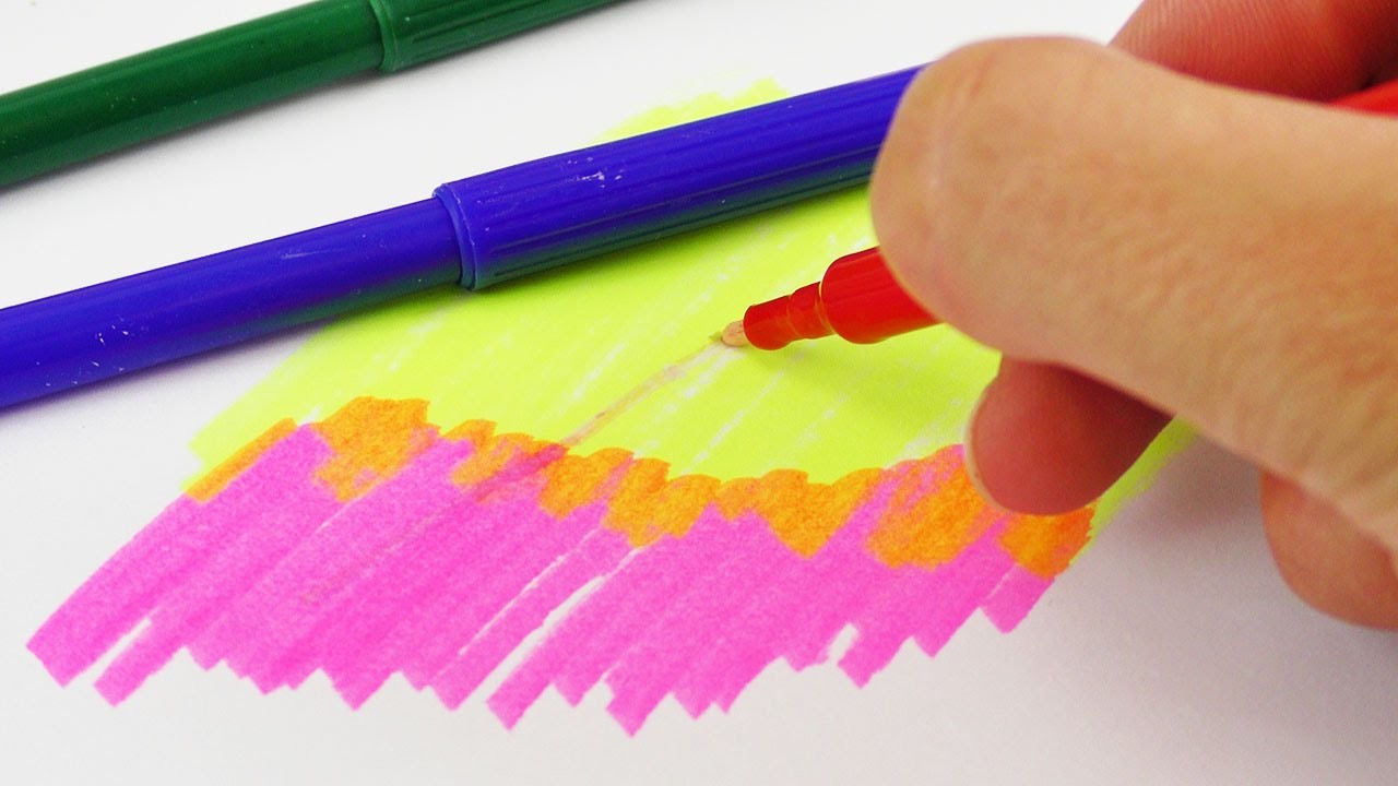 DIY ZAUBERSTIFTE selber machen | Magic Pen verändert die Farben | Zum Malen, Gestalten & Schule