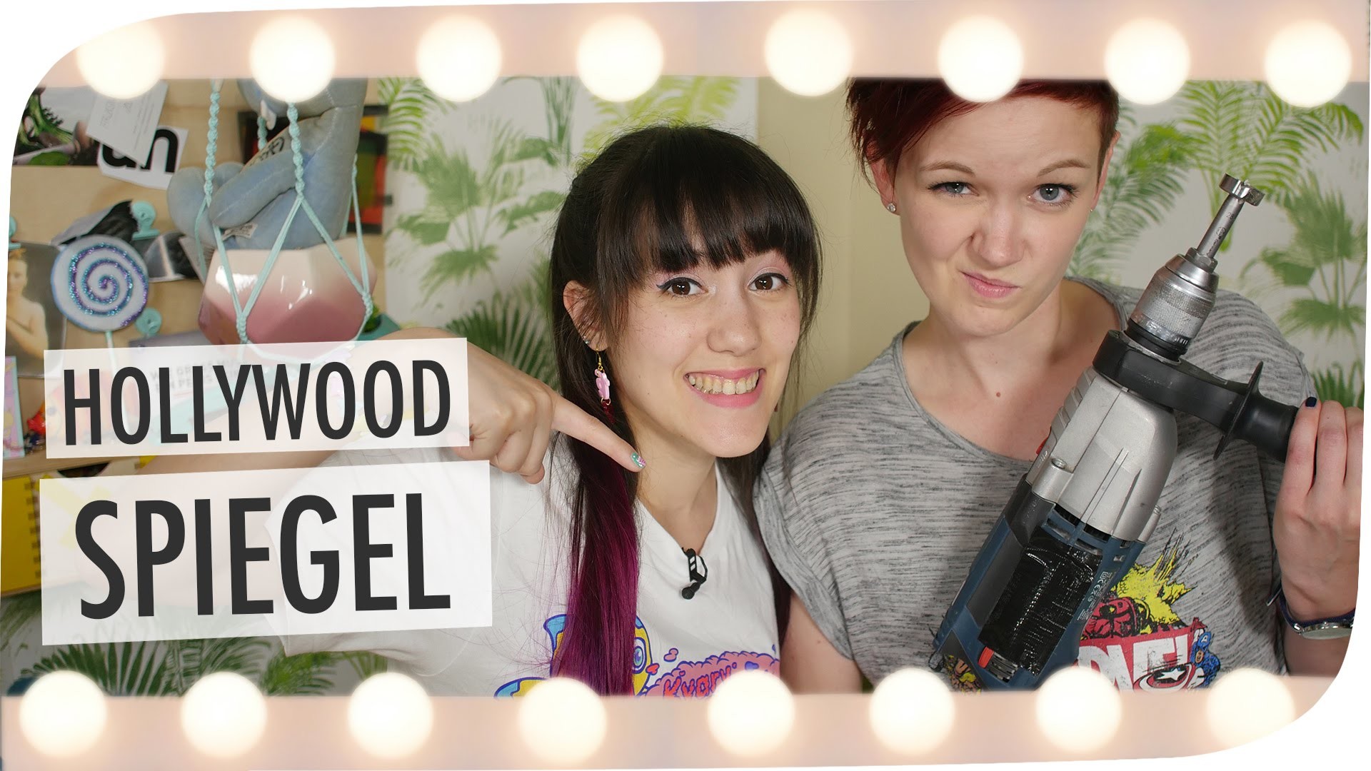 DIY Hollywood Schminkspiegel | kleinTanne & breedingunicorns | #flipdiy