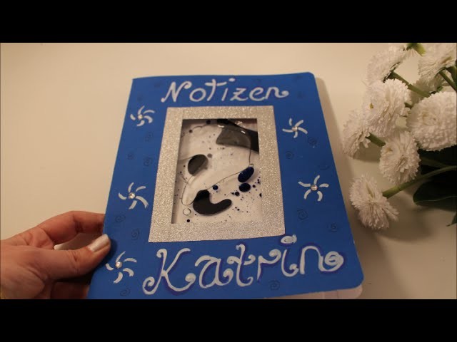 DIY: Flüssiger Deckel für Notizbuch
