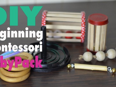 DIY Montessori Spielzeug Baby Pack | 5 Toys | mamiblock - Learn & Play