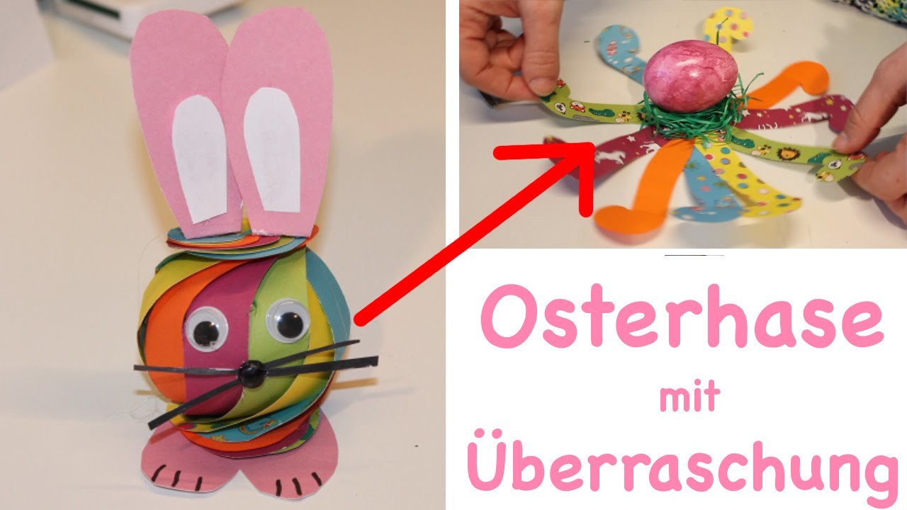 DIY Osterhase mit Überraschung basteln. Osterdeko.easter dekoration. bunny. TäglichMama