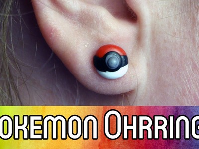 Pokemon Schmuck selber machen: Pokeball Ohrringe aus FIMO | DIY Anleitung für Anfänger | kreativbunt