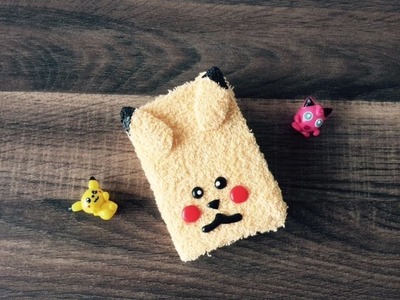 DIY Pikachu Notizbuch, Pokemon Buchumschlag herstellen, basteln mit und für Kinder