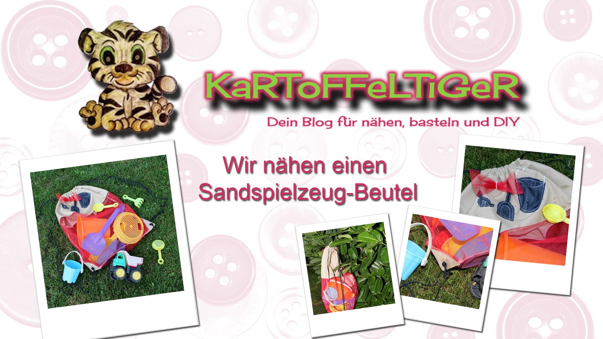 DIY - Wir nähen einen Sandspielzeug-Beutel