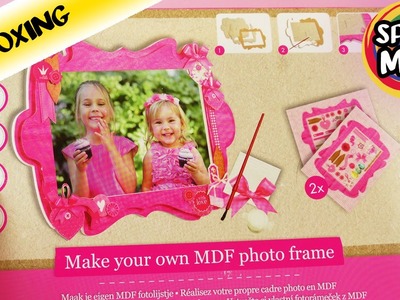 Fotorahmen aus Holz und Papier selber bastel | DIY Set für Kinder | Photo Frame mit toller Deko