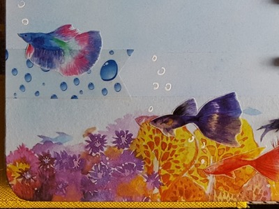 FILOFAX Wochendeko.Filofax Decoration Week 34 Rainbow Fishes