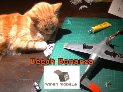Geli Modell Beech Bonanza Paper Model