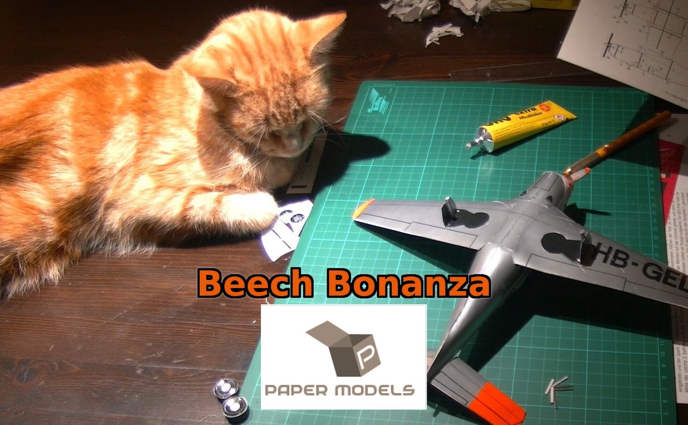 Geli Modell Beech Bonanza Paper Model