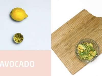 DIY Tutorial – Avocado-Zitronen-Kur