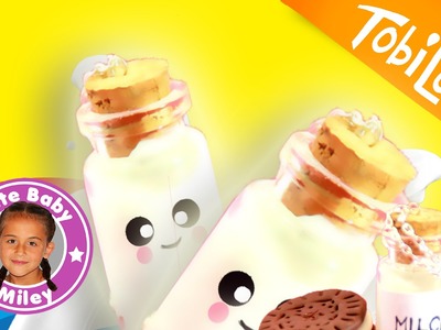 DIY Kawaii Milchflasche als Anhänger selber machen basteln | milk bottle | Tobilotta & CuteBabyMiley