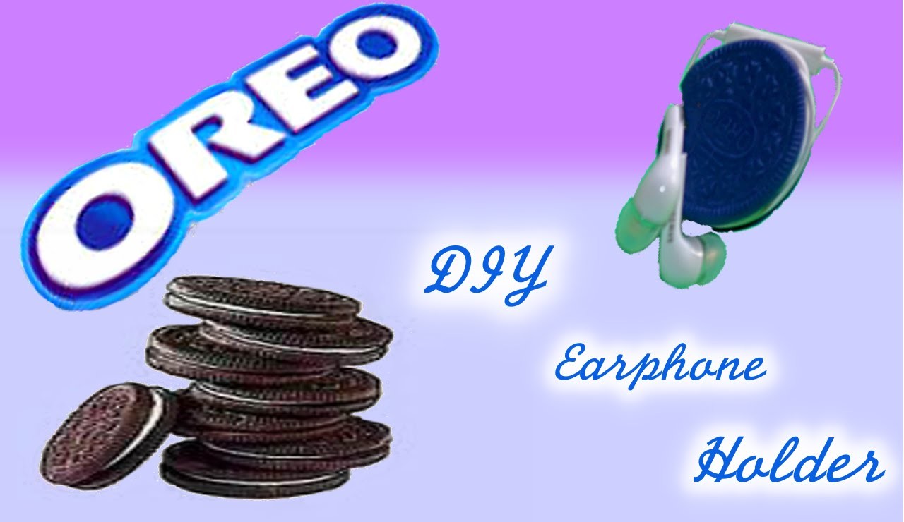 How to Oreo Earphone Holder ( Kopfhörer halter) ⎜Kopfhörer Box⎜ Tutorial  DIY