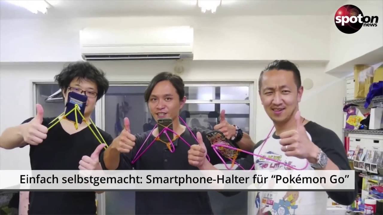 DIY-Tipp aus Japan: Einfach selbstgemacht: Smartphone-Halter für "Pokémon Go"