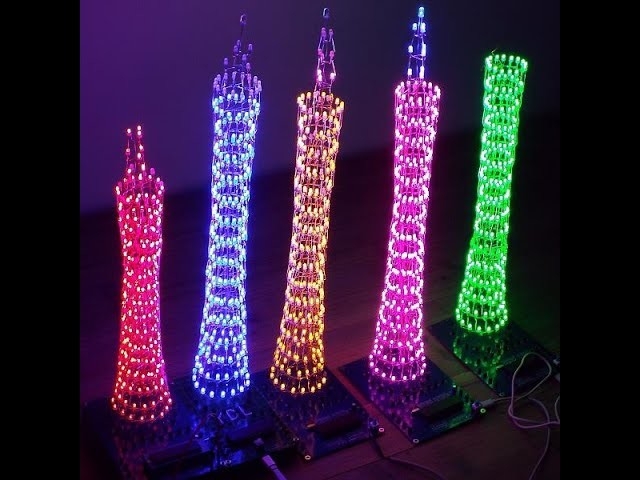 DIY LED Light Cube Canton Tower TEil 2
