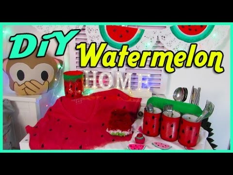 DiY Watermelon. 7 Wassermelonen DiYs. cool & easy