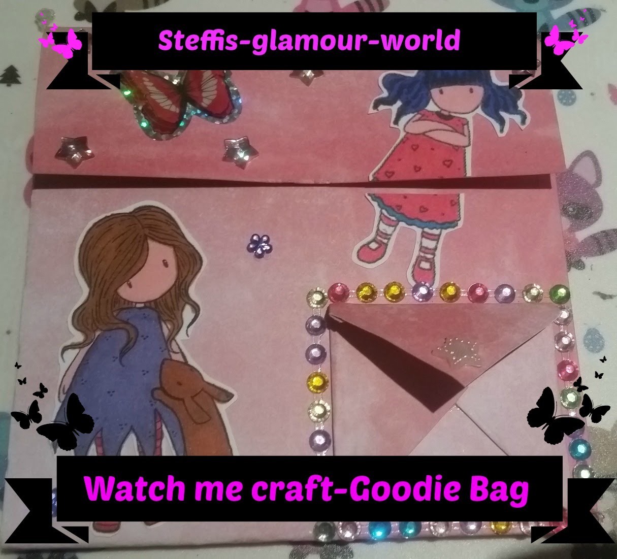 Watch me Craft Gorjuss  Goddie-Bag DIY Geschenkverpackung