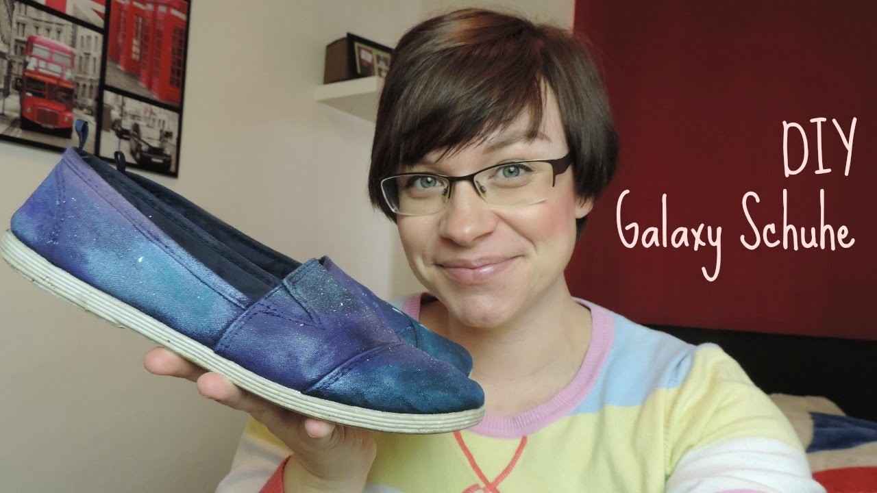 DIY Galaxy Schuhe | Frau Farbenfroh