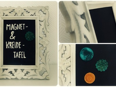 Magnet- & Kreidetafel * DIY * Magnetic Chalkboard [eng sub]