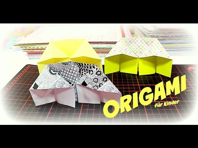 Origami Basteln für Kinder | Tutorial DIY Video deutsch 9999 Dinge - DIY, Basteln & Trends