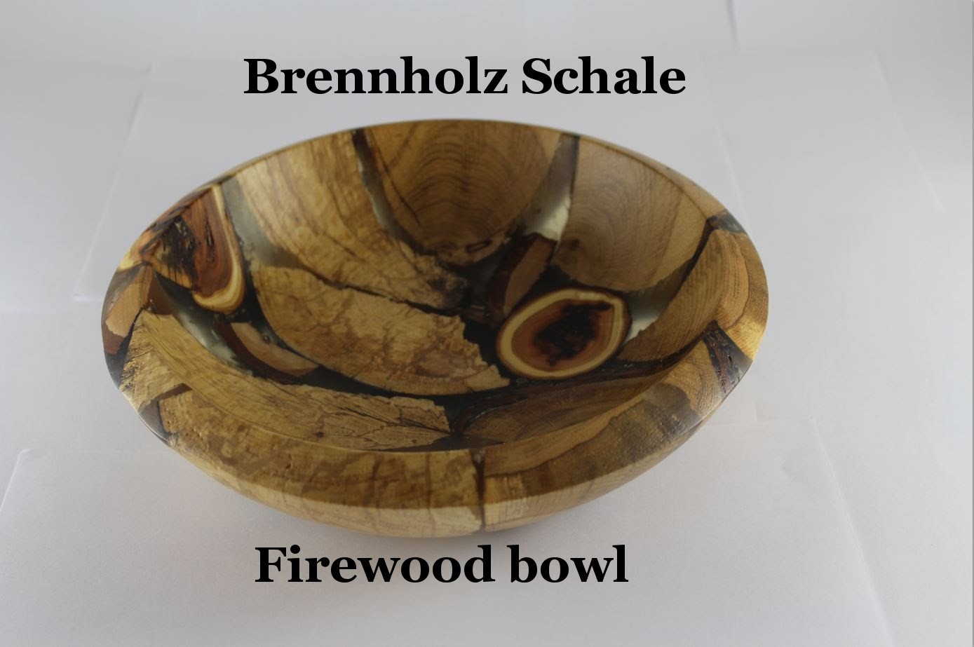 Brennholz Schale - Firewood bowl - DIY - Helmchen