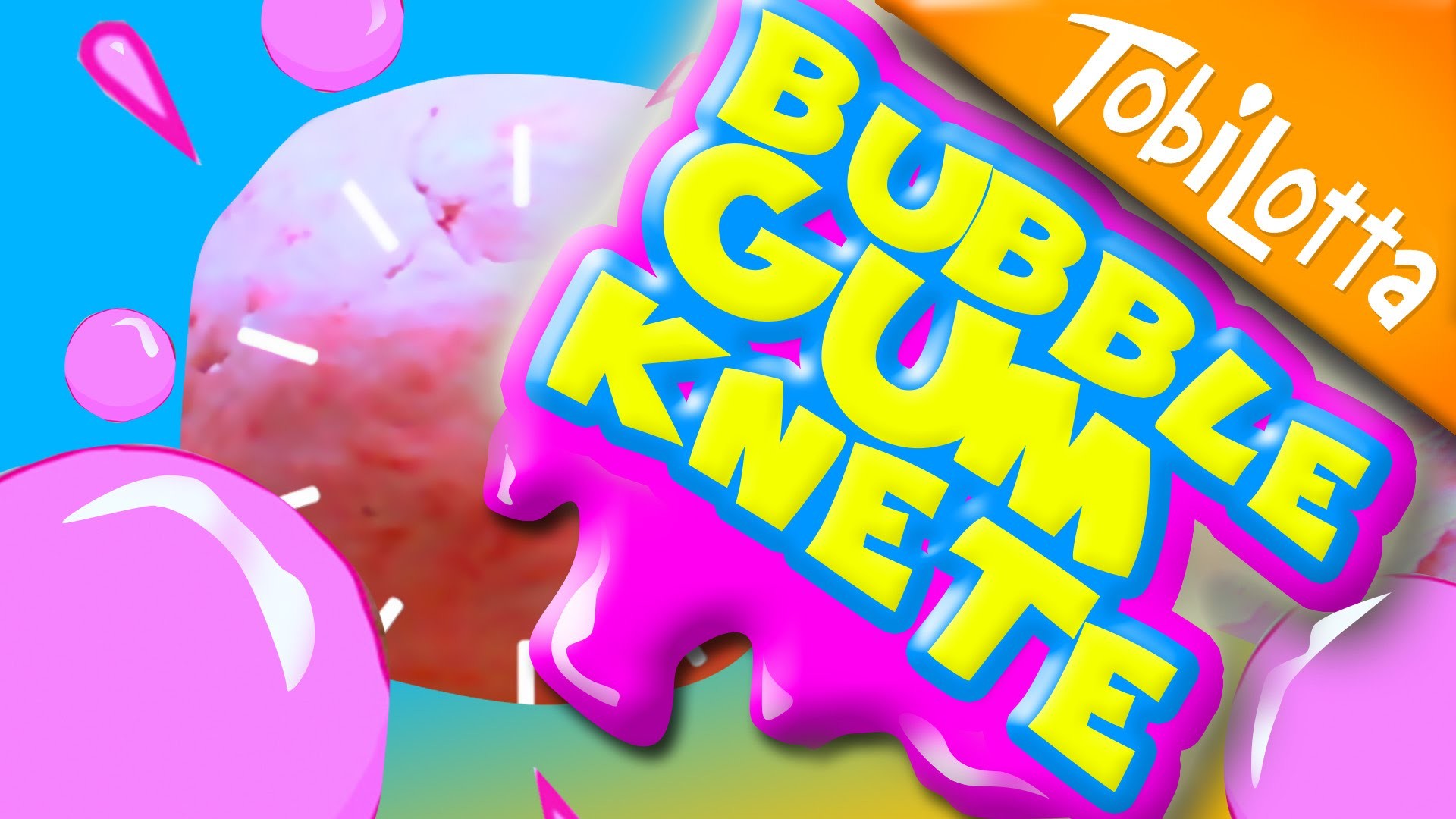 Bubblegum Knete DIY | Knete selber machen | DIY Kinder | Kinderkanal-    Tobilottarium 30