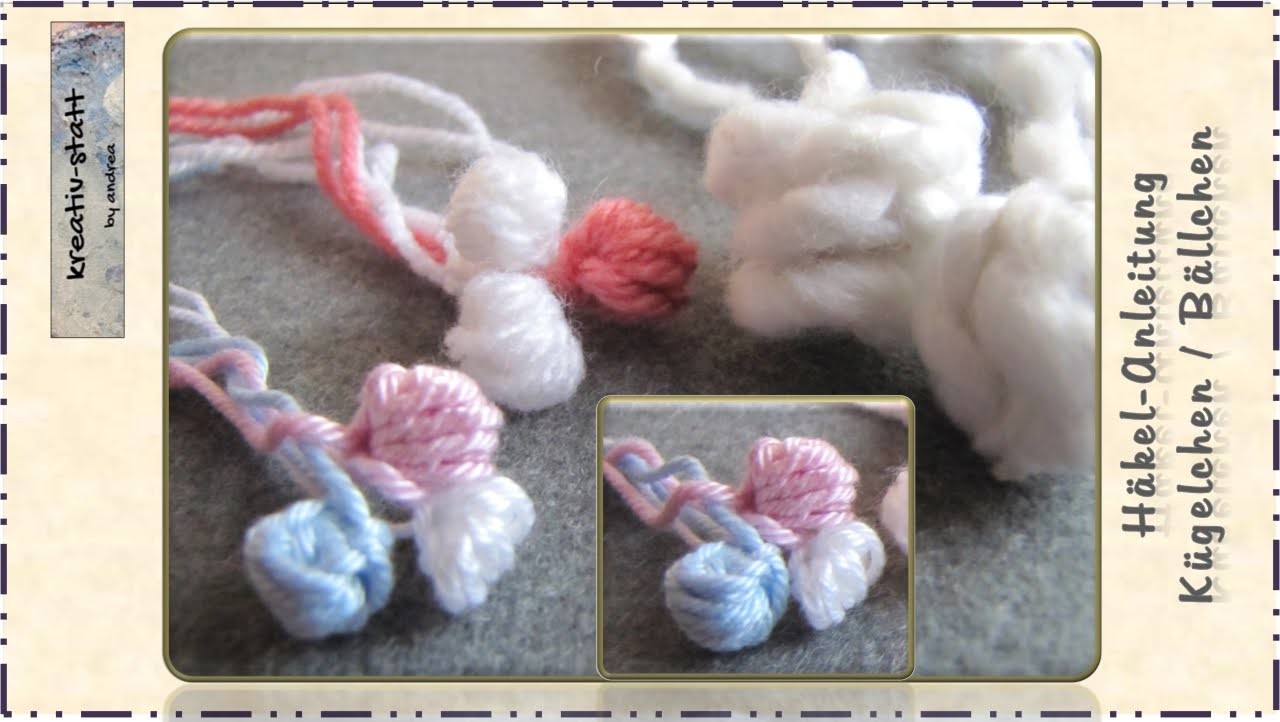 Häkeln - Anleitung Kügelchen. Crochet - Pattern Beads Pearls