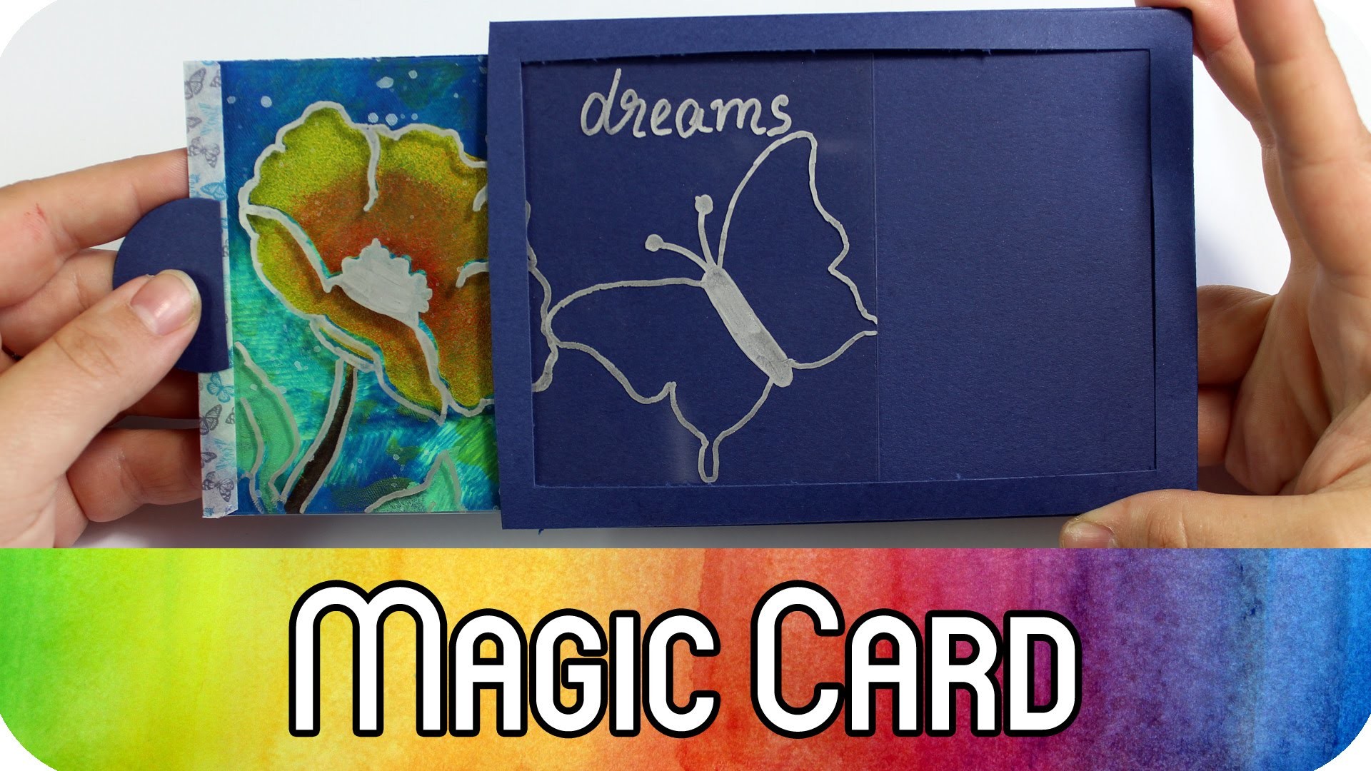 How To: Magic Card Tutorial | Ziehkarte mit wechselndem Hintergrund selber machen | kreativbunt