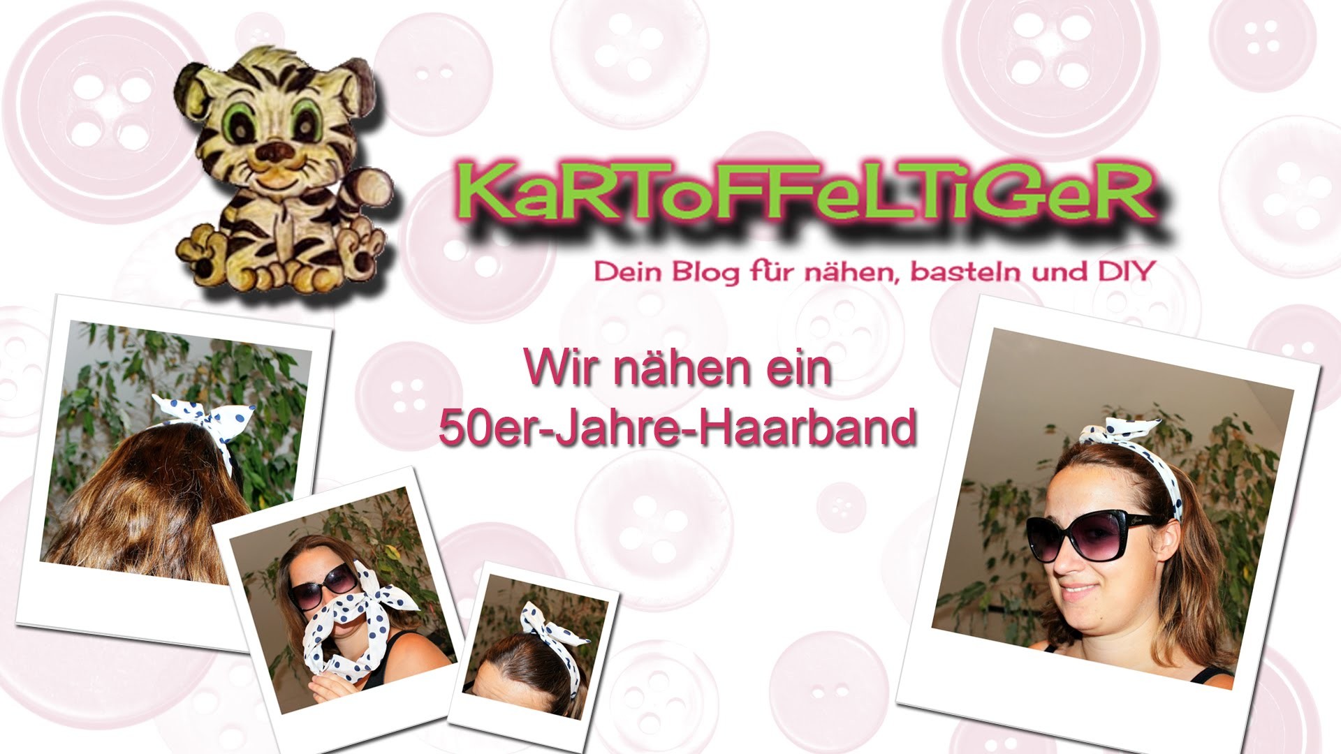 DIY - Wir nähen ein 50er-Jahre-Haarband (Haarreif)