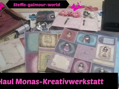 Haul Monas-Kreativwerkstatt. Einkauf Bastel Zubehör DIY