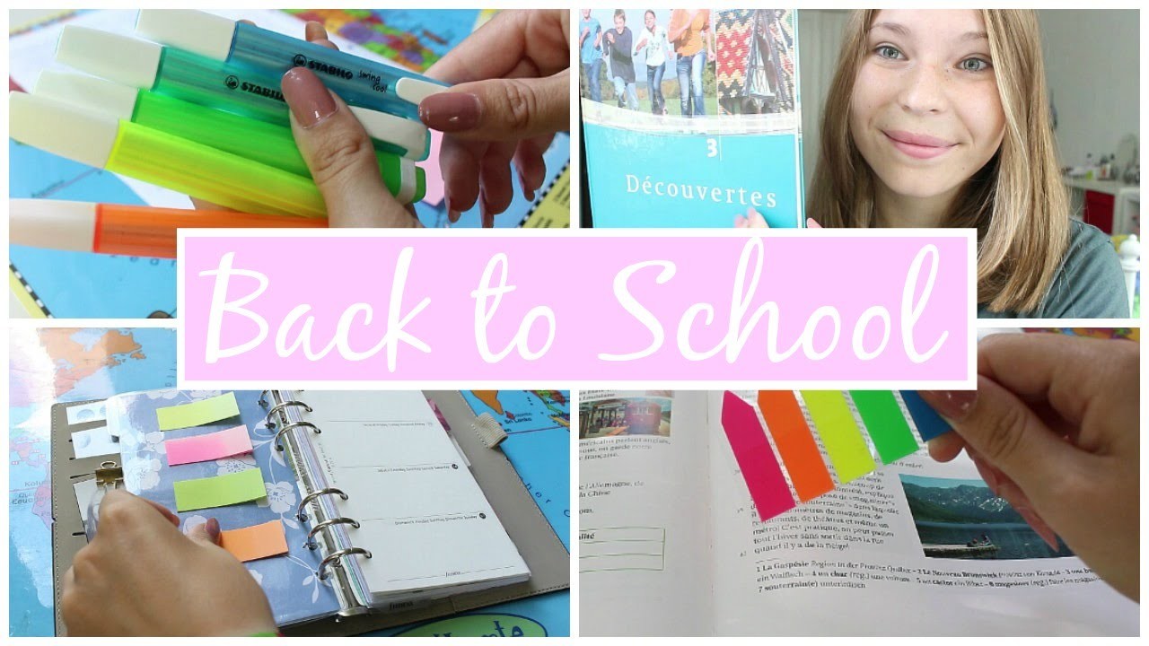 ✎ Back To School DIY Organization Ideas + Study Tips! | katti moon