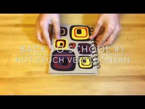 DIY | BACK TO SCHOOL #1 | Notizbücher verschönern | DIY. de