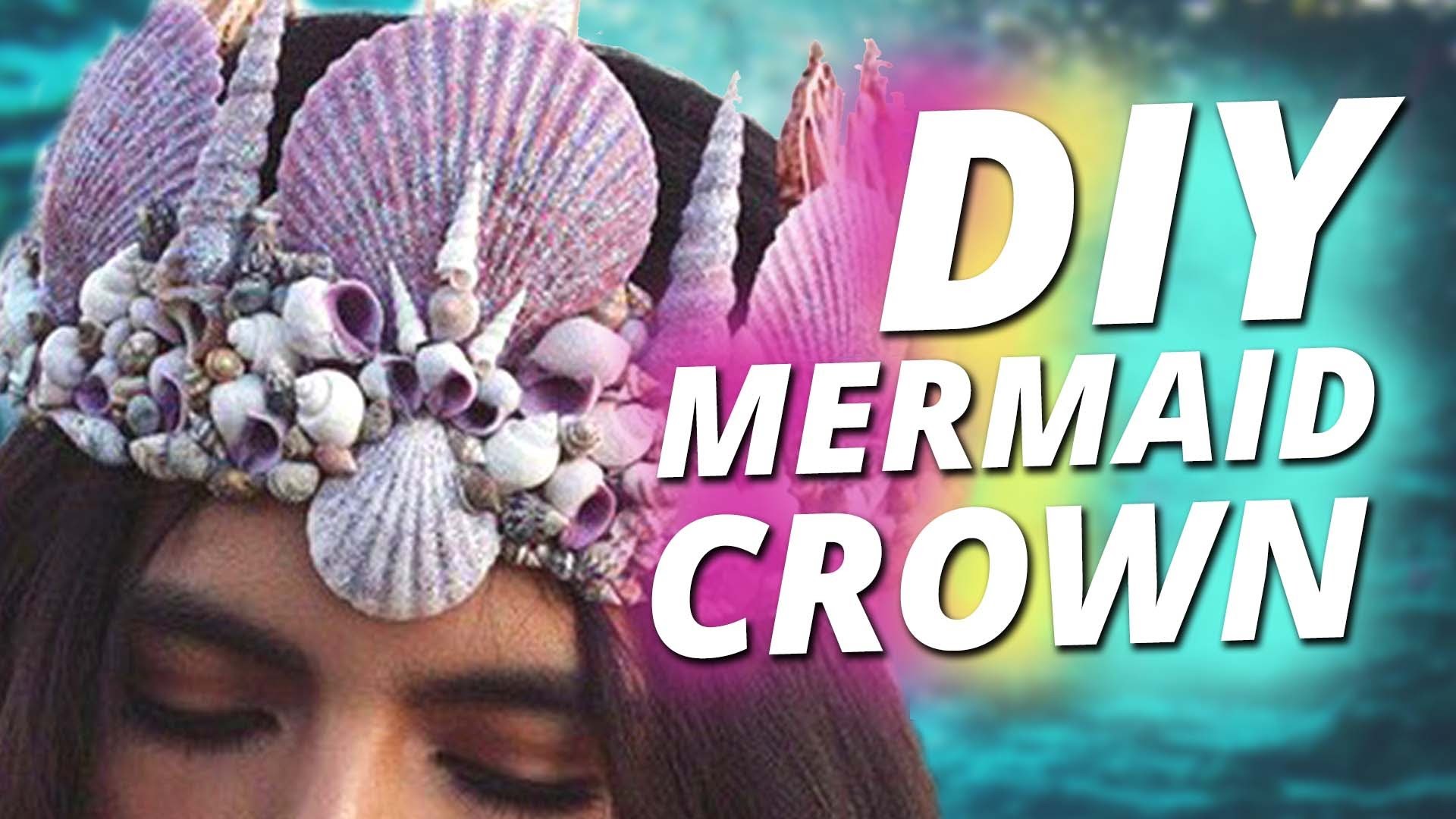 DIY Mermaid Crown l Meerjungfrau Krone l DI-VERSUS w.Cali Kessy & Nora