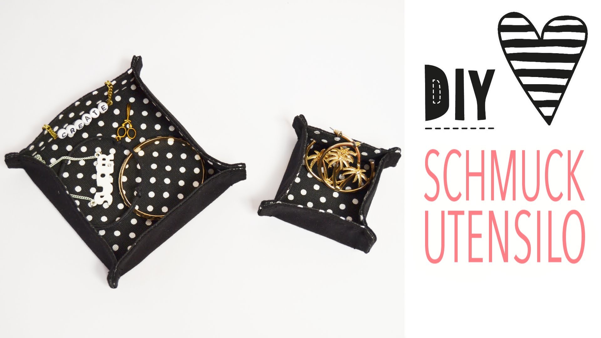 DIY MODE Schmuck-Utensilo nähen. Mit Schnittmuster Download