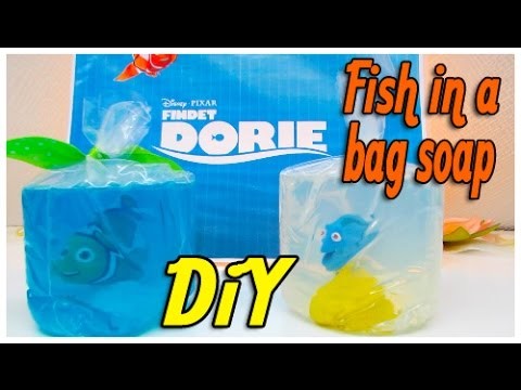 DiY Fisch Seife Findet Dorie. DiY Findet Dorie. Fish in a bag soap