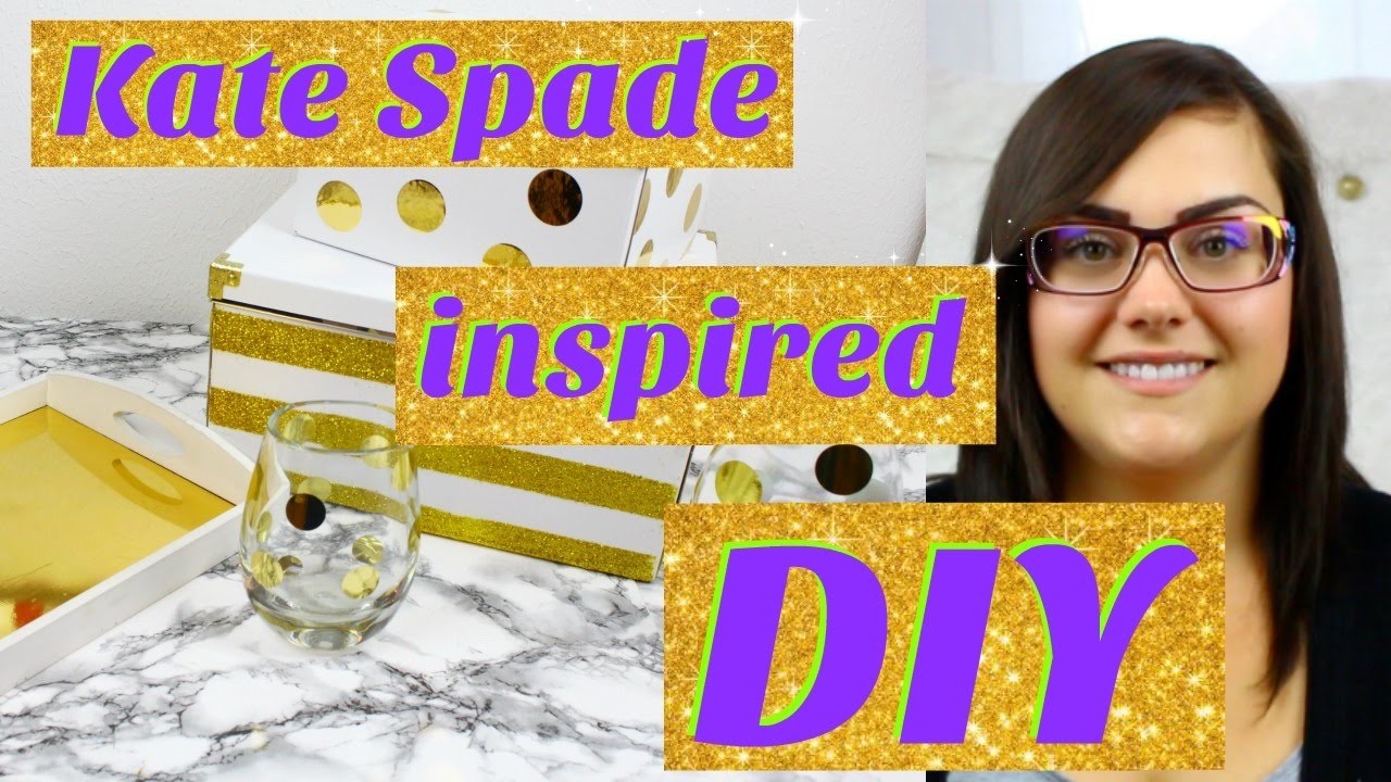 DIY Room Decor & Office Supplies I Kate Spade inspired I A Study in Pink
