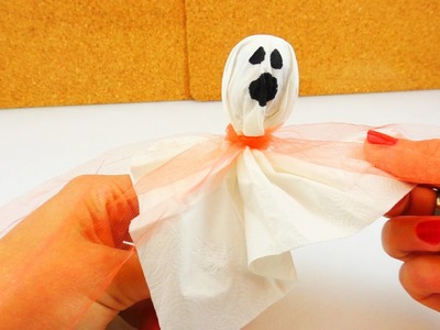 Gespenster Lolli - Halloween Geist zum Naschen selber machen | Ghost Candy DIY
