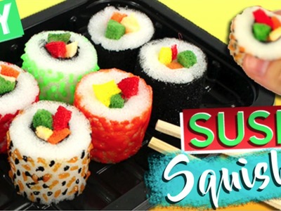 SUSHI matschig DIY * Wie man Sushi-SQUISHIES machen kann