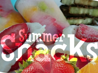 DIY Frozen Summer Snacks ♡