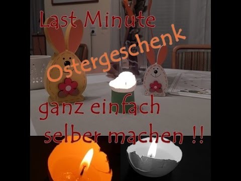 DIY OSTERGESCHENK!!- Last Minute selber machen