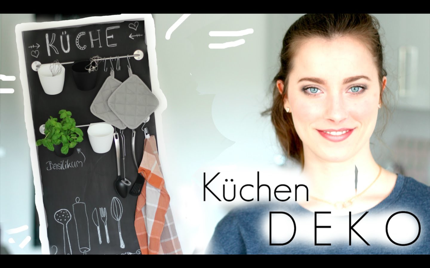 DIY - Tafelwand & Aufbewahrung für die Küche - DEKO