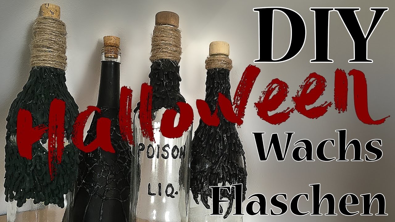 DIY | Halloween Wachsflaschen | Crafting Mood