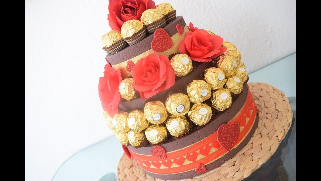DIY Rocher Torte zum verschenken - Hochzeitsgeschenk o. andere besondere Anlässe