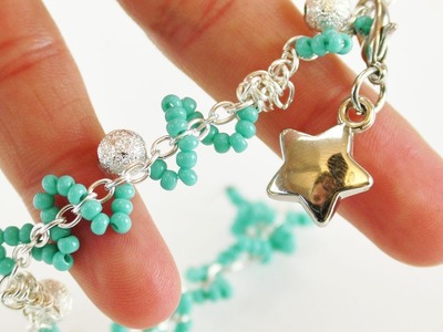 Schmuck selber machen | süßes Armband mit Perlen & Anhänger | DIY Freundschaftsband