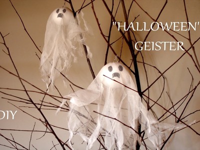 DIY: Halloween Geister | Halloween Deko | Basteln mit Kindern | Just Deko