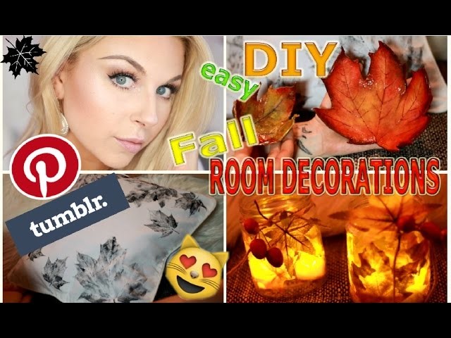 3 Easy Fall DIY's: Cozy Room Decor I Kuschelige Herbst-Deko I Tumblr & Pinterest inspired