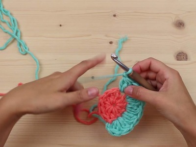Crochet along für eine Patchwork Decke: Schritt 5 – Kleines Quadrat
