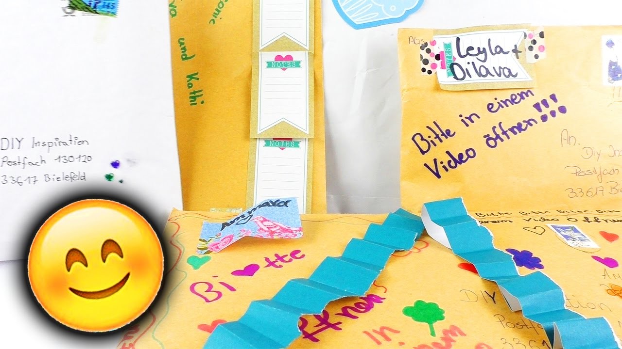 DIY INSPIRATION Fanpost auspacken | Vielen Dank für die tollen Briefe! | Eva & Kathi bekommen POST